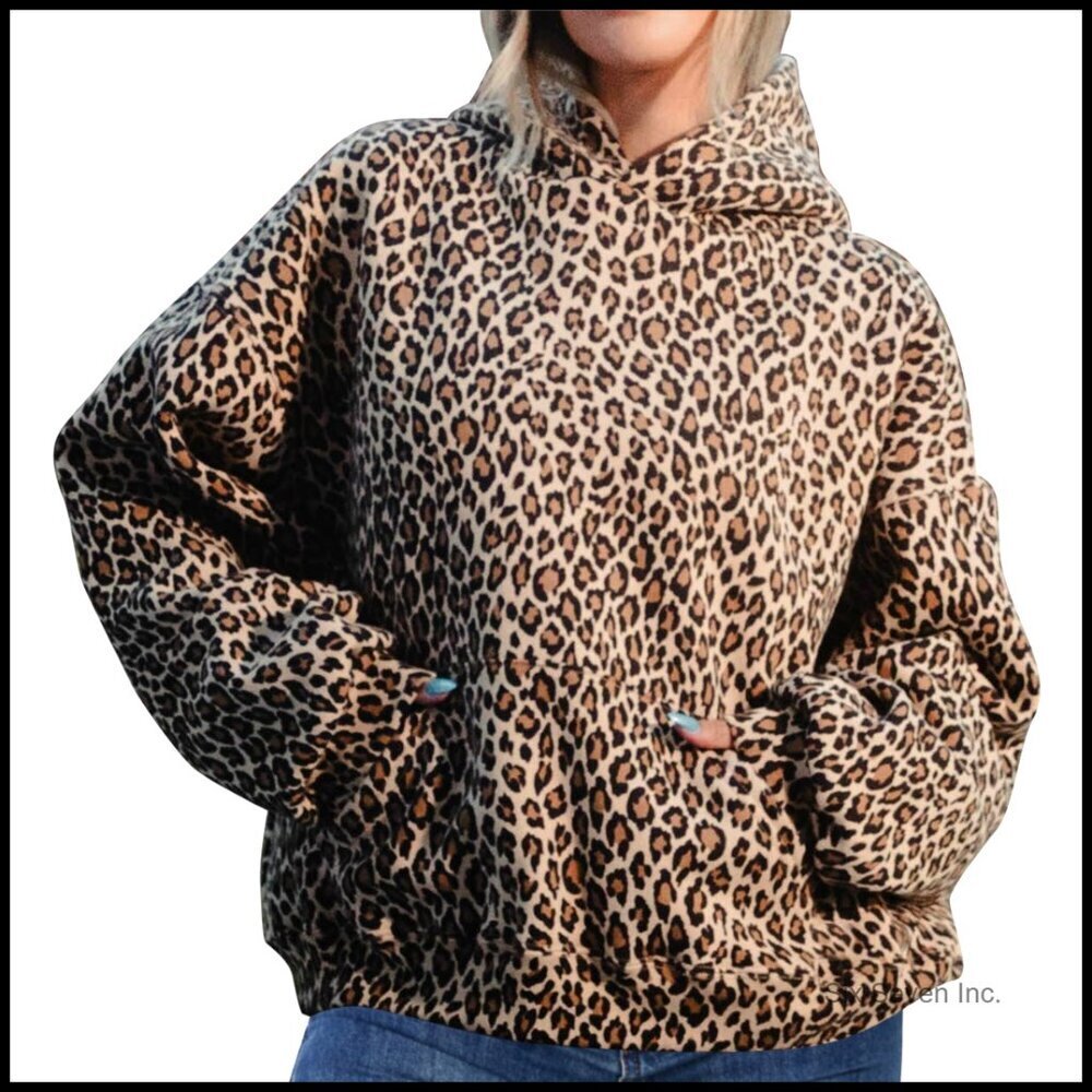 Oversized Y2K Graphic Hoodie Drop Shoulder Long Sleeve Kangaroo Pocket
